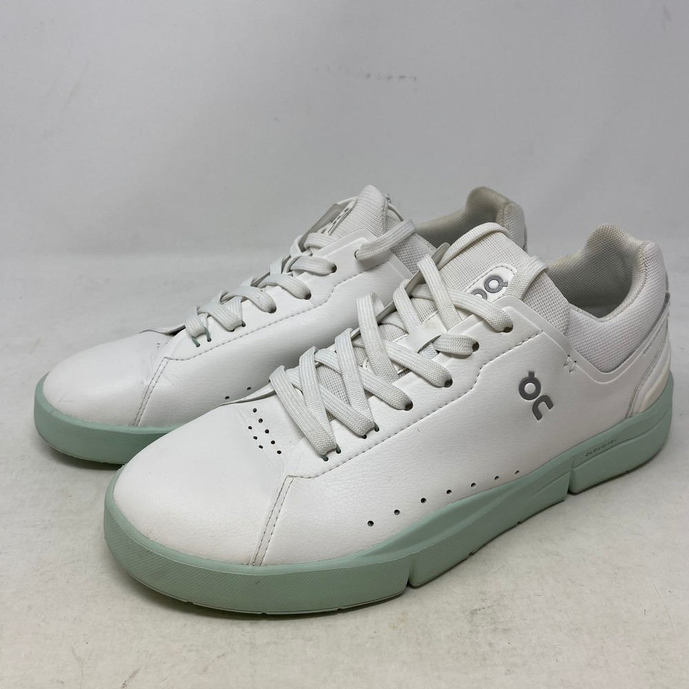 On Running The Roger Advantage Womens 9 White Sage Green Sneakers 48.98338